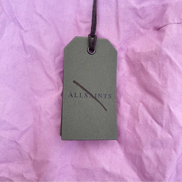 All Saints Caro Dip Dye Sleeveless Midi Dress Size 2 NWT - Picture 4 of 5